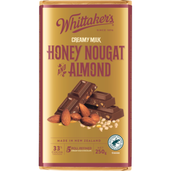 Whittaker's Almond & Honey Nougat Chocolate