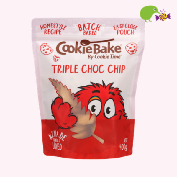 Cookie Time Cookie Bake Triple Choc Chip Cookies