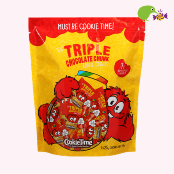 Cookie Time Triple Chocolate Chunk Rookie Cookies