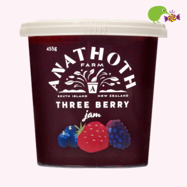 Anathoth Farm Three Berry Jam 455g