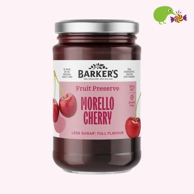 Barker's Morello Cherry Fruit Preserve 350g – Kiwi Kandy NZ