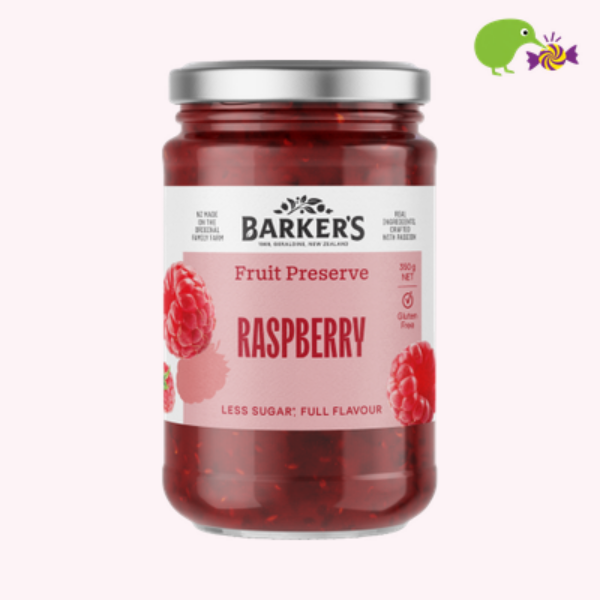Barker's Raspberry Fruit Preserve 350g