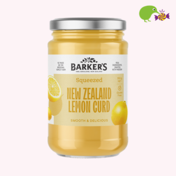 Barker's Squeezed New Zealand Lemon Curd 350g