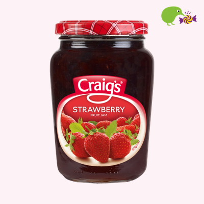 Craig's Strawberry Fruit Jam 375g – Kiwi Kandy NZ