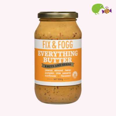 Fix & Fogg Everything Butter Peanut Butter 500g – Kiwi Kandy NZ