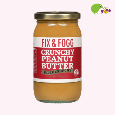 Fix & Fogg Super Crunchy Peanut Butter 375g – Kiwi Kandy NZ
