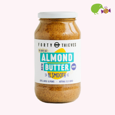 Forty Thieves Smooth Almond Butter 500g – Kiwi Kandy NZ