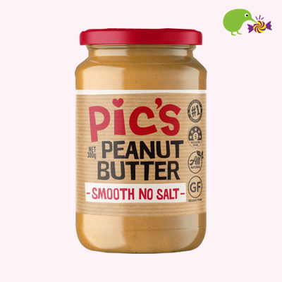 Pic's Smooth No Salt Peanut Butter 380g – Kiwi Kandy NZ
