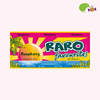 Raro Raspberry Flavoured Drink Mix – Kiwi Kandy NZ