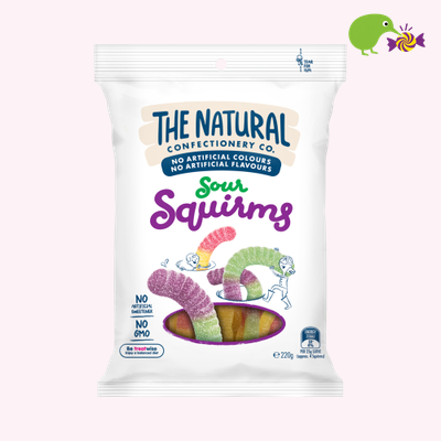 The Natural Confectionery Co. Sour Squirms – Kiwi Kandy NZ