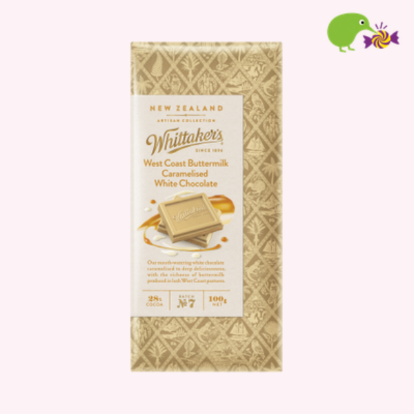 Whittaker's West Coast Buttermilk Caramelised White Chocolate Block