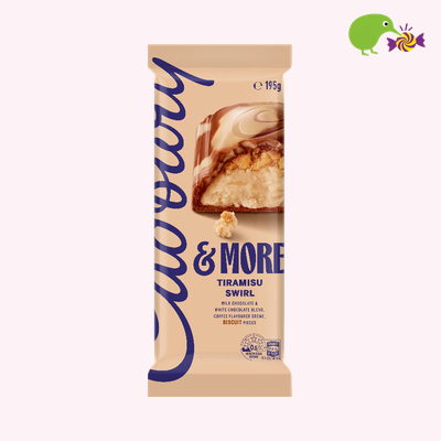 Cadbury & More Tiramisu Swirl Chocolate Block