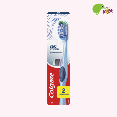 Colgate 360 Deep Clean Soft Toothbrush Value Pack