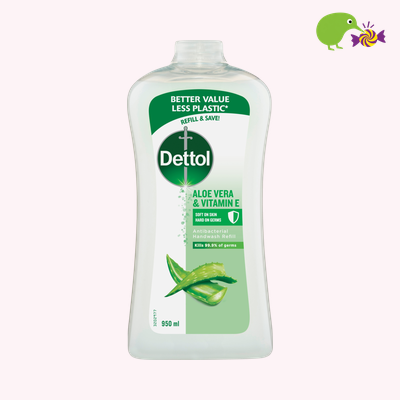Dettol Antibacterial Aloe Vera & Vitamin E Liquid Hand Wash Refill