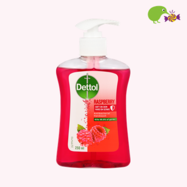 Dettol Antibacterial Raspberry Liquid Hand Wash Pump