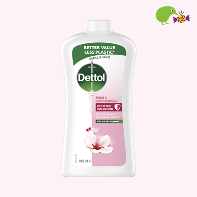 Dettol Peony & Cherry Blossom Antibacterial Liquid Hand Wash Refill