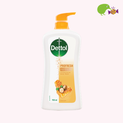 Dettol Profresh Honey Glow Antibacterial Body Wash