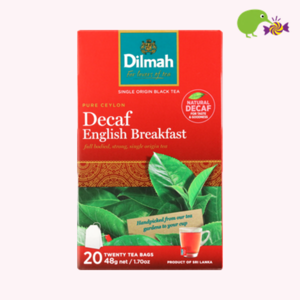 Dilmah Decaf English Breakfast Tagged 20 Teabags