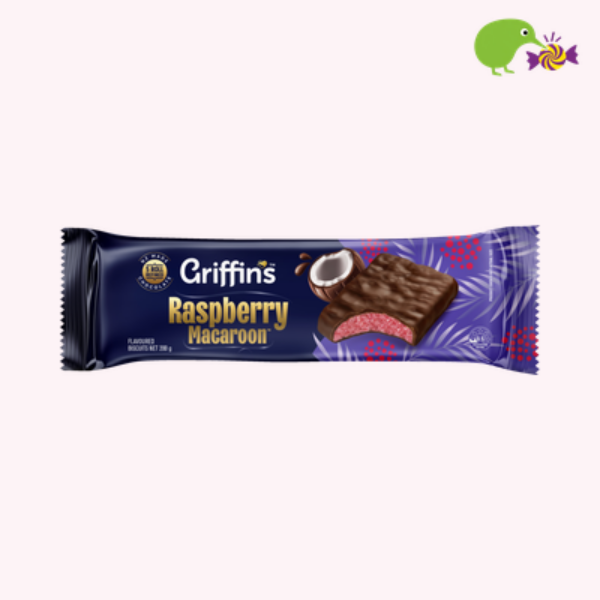 Griffin's Raspberry Macaroon Chocolate Biscuits