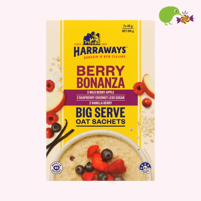 Harraways Berry Bonanza Big Serve Oat Sachets