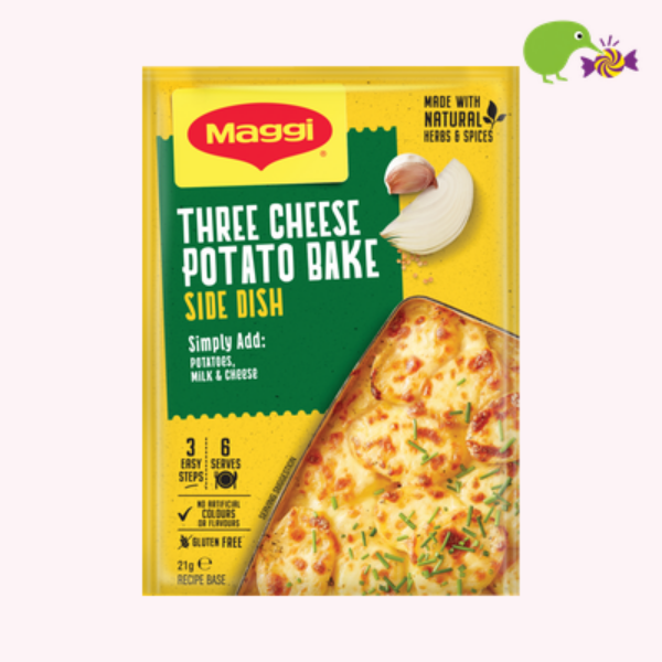 Maggi Side Dish Three Cheese Potato Bake Recipe Base Sachet