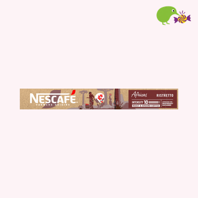 Nescafe Farmers Origins Africas Ristretto Nespresso Intensity 10 Compatibles Coffee