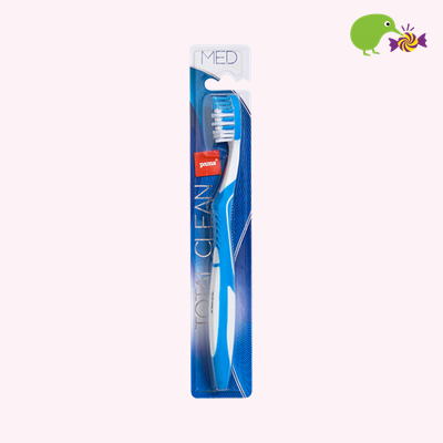 Pams Total Clean Medium Tongue Cleaner Toothbrush