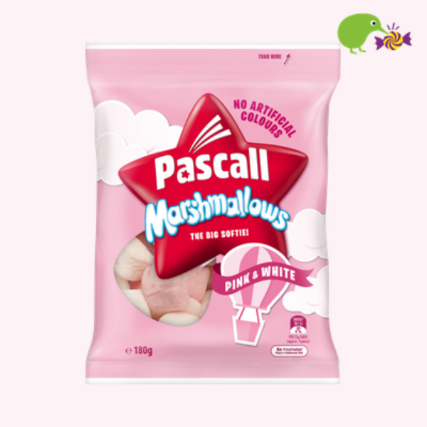 Pascall Pink & White Marshmallows