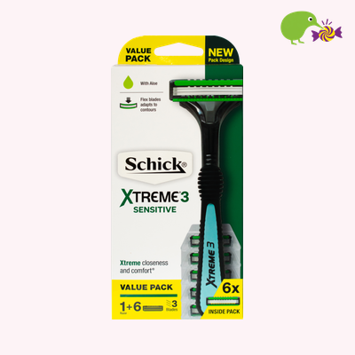 Schick Xtreme 3 Hybrid Disposable Razor System
