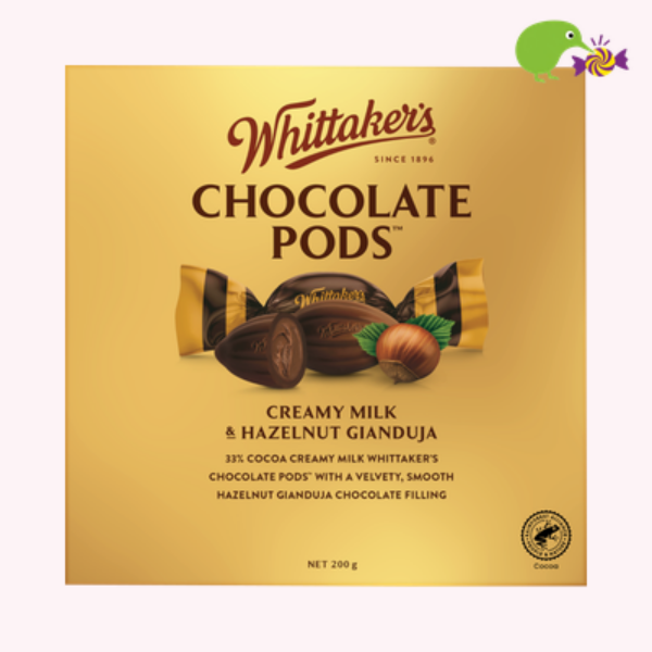 Whittaker's Hazelnut Gianduja Chocolate Pods Giftbox